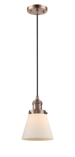 Franklin Restoration LED Mini Pendant in Antique Copper (405|201CACG61LED)