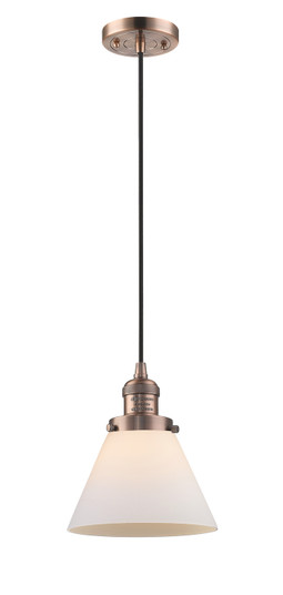 Franklin Restoration LED Mini Pendant in Antique Copper (405|201CACG41LED)