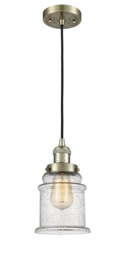 Franklin Restoration LED Mini Pendant in Antique Copper (405|201CACG184LED)