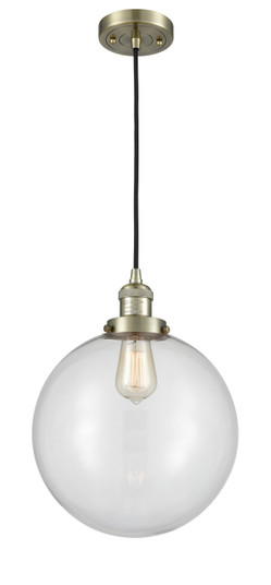 Franklin Restoration LED Mini Pendant in Antique Brass (405|201CABG20212LED)