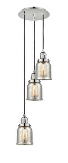 Franklin Restoration Three Light Pendant in Polished Nickel (405|113F3PPNG58)