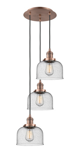 Franklin Restoration Three Light Pendant in Antique Copper (405|113F3PACG74)