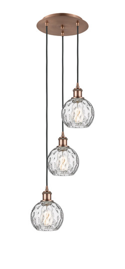 Ballston Three Light Pendant in Antique Copper (405|113B3PACG12156)