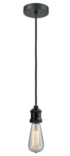 Edison One Light Mini Pendant in Matte Black (405|100BK10BK1BK)