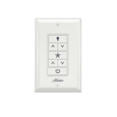 Universal Fan-Light Wall Control in White (47|99815)