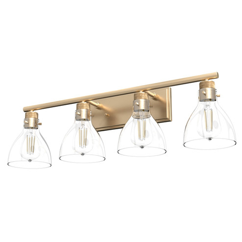 Van Nuys Four Light Vanity in Alturas Gold (47|48039)