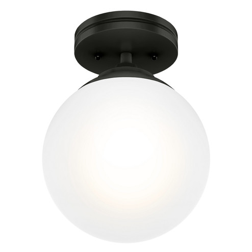 Hepburn One Light Flush Mount in Matte Black (47|19872)