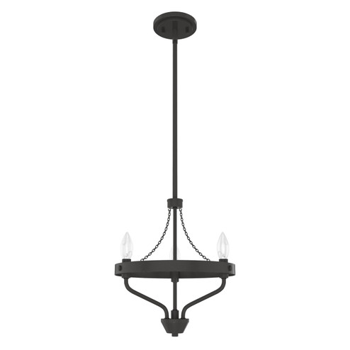 Merlin Three Light Chandelier in Noble Bronze (47|19804)