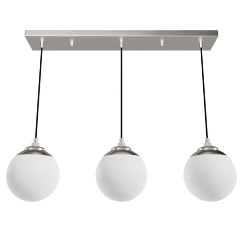 Hepburn Three Light Pendant in Brushed Nickel (47|19799)