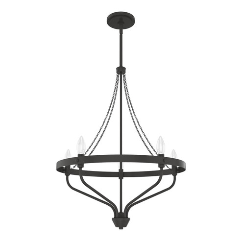 Merlin Five Light Chandelier in Rustic Iron (47|19793)