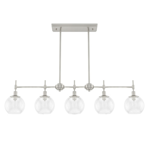 Xidane Five Light Chandelier in Brushed Nickel (47|19748)
