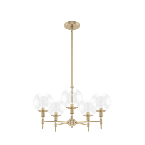 Xidane Five Light Chandelier in Alturas Gold (47|19741) Xidane Five Light Chandelier in Alturas Gold (47|19741)