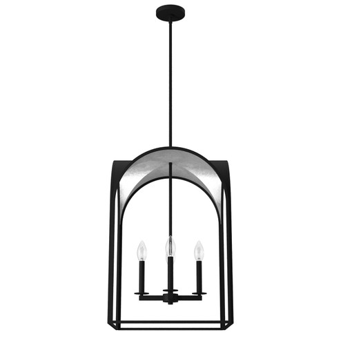 Dukestown Four Light Pendant in Natural Black Iron (47|19734)