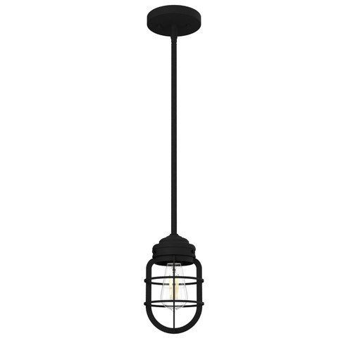 Starklake One Light Mini Pendant in Natural Black Iron (47|19694)