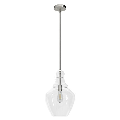 Maple Park One Light Pendant in Brushed Nickel (47|19567)