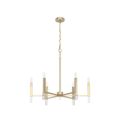 Sunjai Six Light Chandelier in Alturas Gold (47|19519)