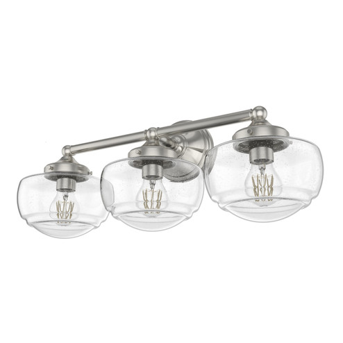 Saddle Creek Three Light Bathroom Vanity in Brushed Nickel (47|19461)