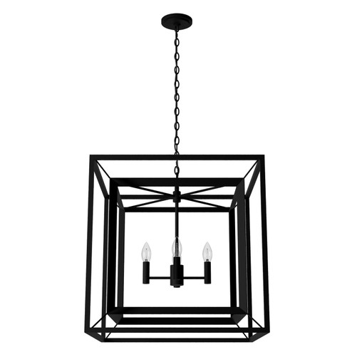 Doherty Four Light Chandelier in Natural Black Iron (47|19408)