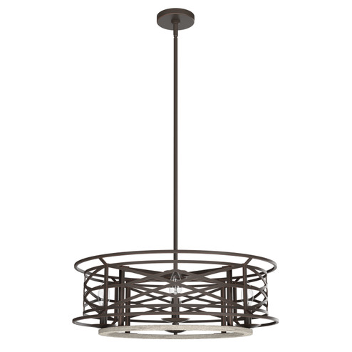 Langwood Four Light Chandelier in Onyx Bengal (47|19331)