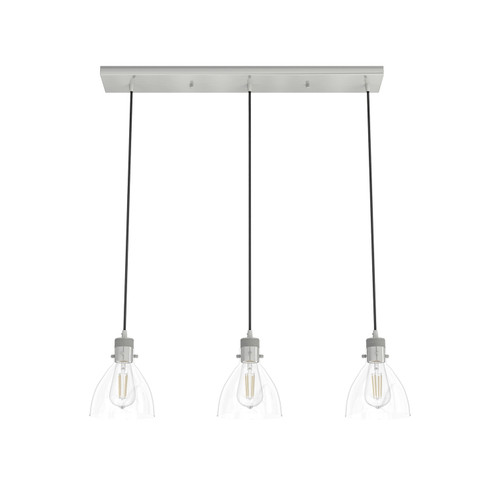 Van Nuys Three Light Pendant in Brushed Nickel (47|19308)