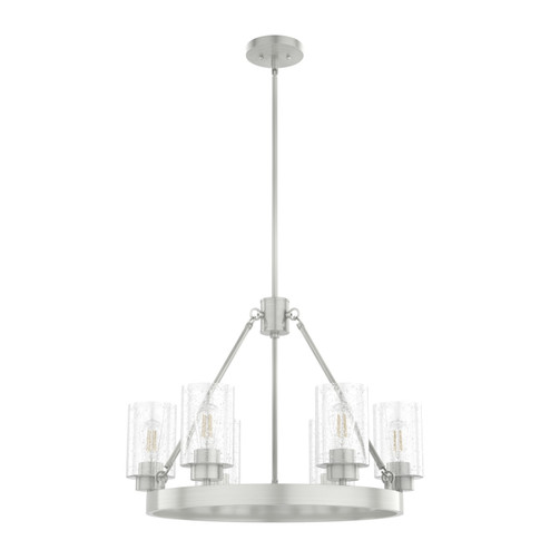Hartland Six Light Chandelier in Brushed Nickel (47|19161)