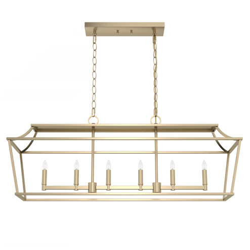 Laurel Ridge Six Light Chandelier in Alturas Gold (47|19078)