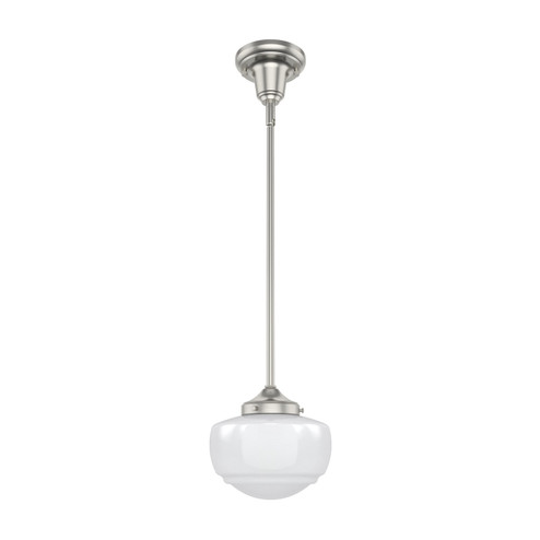 Saddle Creek One Light Pendant in Brushed Nickel (47|19026)