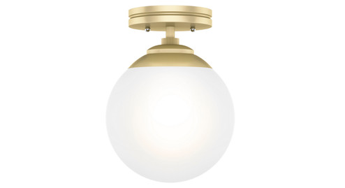 Hepburn One Light Flush Mount in Modern Brass (47|19020)