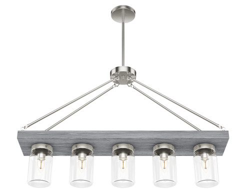 Devon Park Five Light Chandelier in Brushed Nickel (47|19007)
