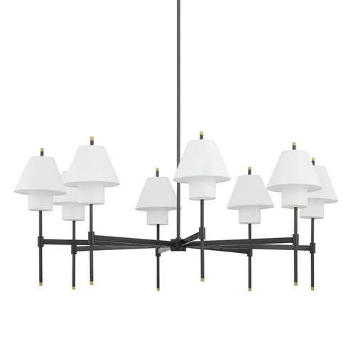 Glenmoore Eight Light Chandelier in Aged Brass (70|PI1899808AGBDB)