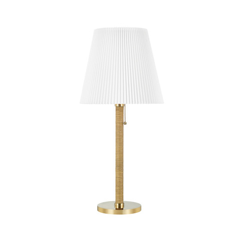 Dorset One Light Table Lamp in Aged Brass (70|MDSL513AGB)