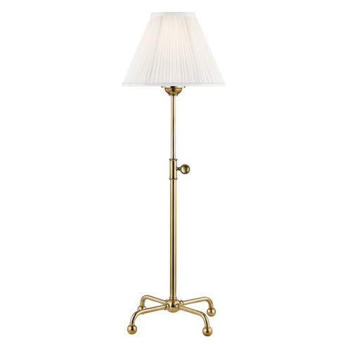 Classic No.1 One Light Table Lamp in Aged Brass (70|MDSL107AGB)