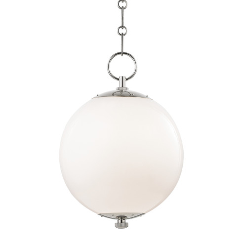 Sphere No.1 One Light Pendant in Polished Nickel (70|MDS700PN)