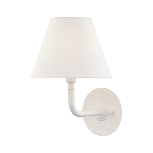 Signature No.1 One Light Wall Sconce in Soft Off White (70|MDS601WH)