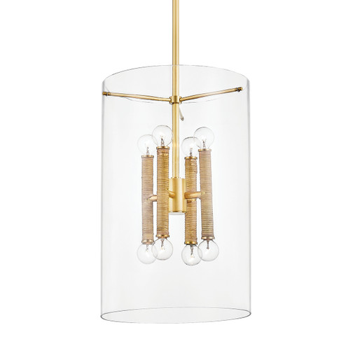 Barlow Eight Light Lantern in Aged Brass (70|BKO801AGB)
