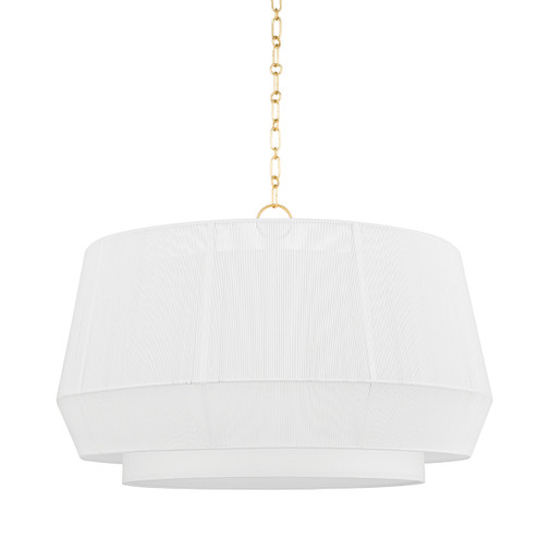 Debi Four Light Pendant in Aged Brass (70|BKO502AGB)