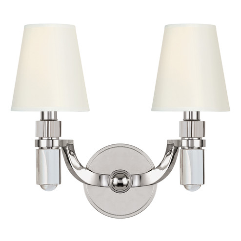 Dayton Two Light Wall Sconce in Polished Nickel (70|982PNWS)