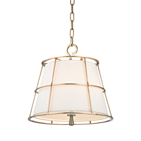 Savona Two Light Pendant in Aged Brass (70|9816AGB)