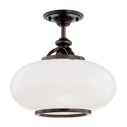 Canton One Light Semi Flush Mount in Old Bronze (70|9815FOB)