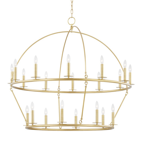 Howell 20 Light Chandelier in Aged Brass (70|9549AGB)