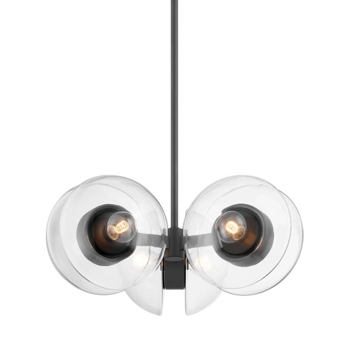 Kert Six Light Chandelier in Black Brass (70|9427BBR)