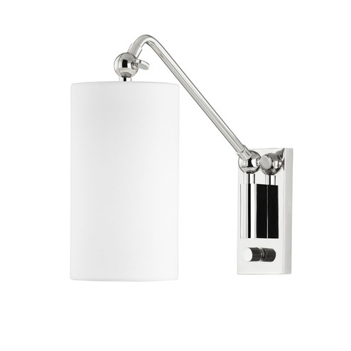 Wayne One Light Wall Sconce in Polished Nickel (70|9301PN)