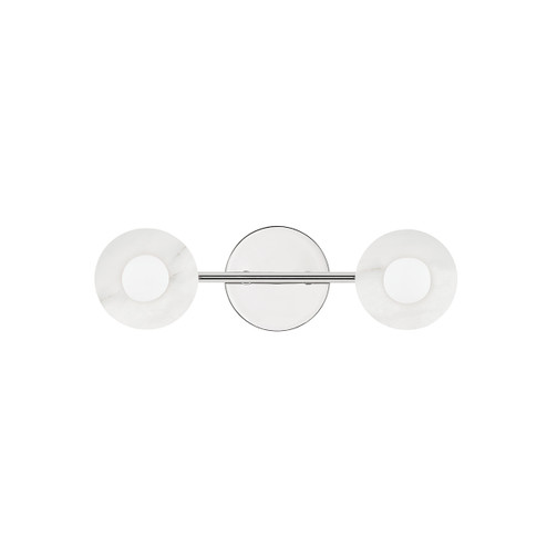 Elmont Two Light Bath Bracket in Polished Nickel (70|9202PN)