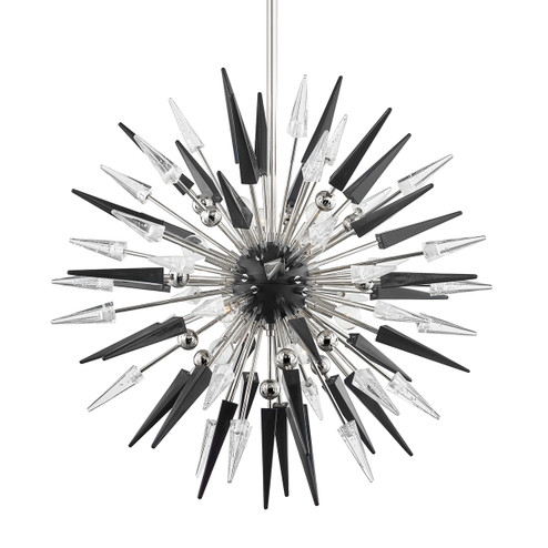 Sparta 12 Light Chandelier in Polished Nickel (70|9031PN)