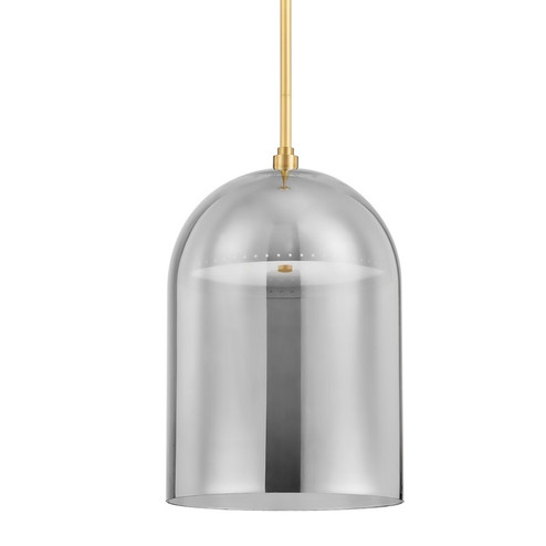 Dorval LED Pendant in Aged Brass (70|8713AGB)