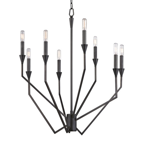 Archie Eight Light Chandelier in Old Bronze (70|8508OB)