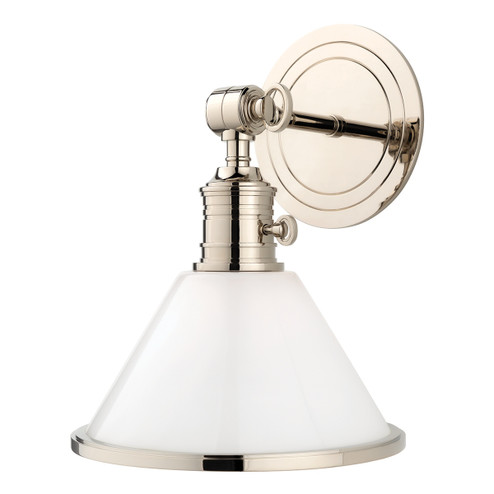 Garden City One Light Wall Sconce in Polished Nickel (70|8331PN)