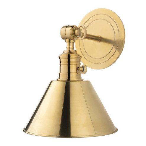 Garden City One Light Wall Sconce in Aged Brass (70|8321AGB)