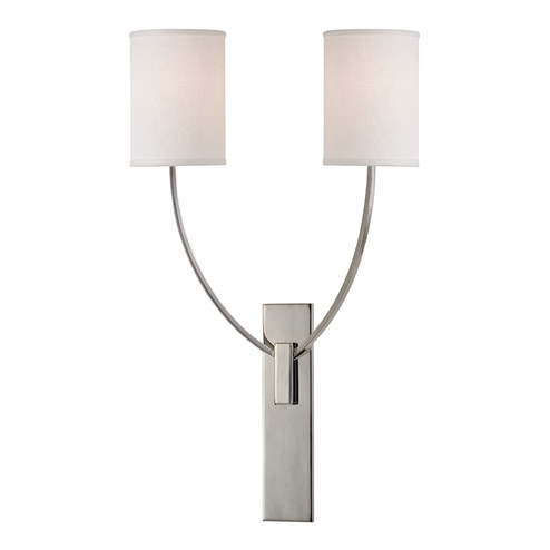 Colton Two Light Wall Sconce in Polished Nickel (70|732PN)