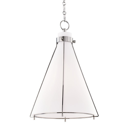 Eldridge One Light Pendant in Polished Nickel (70|7316PN)